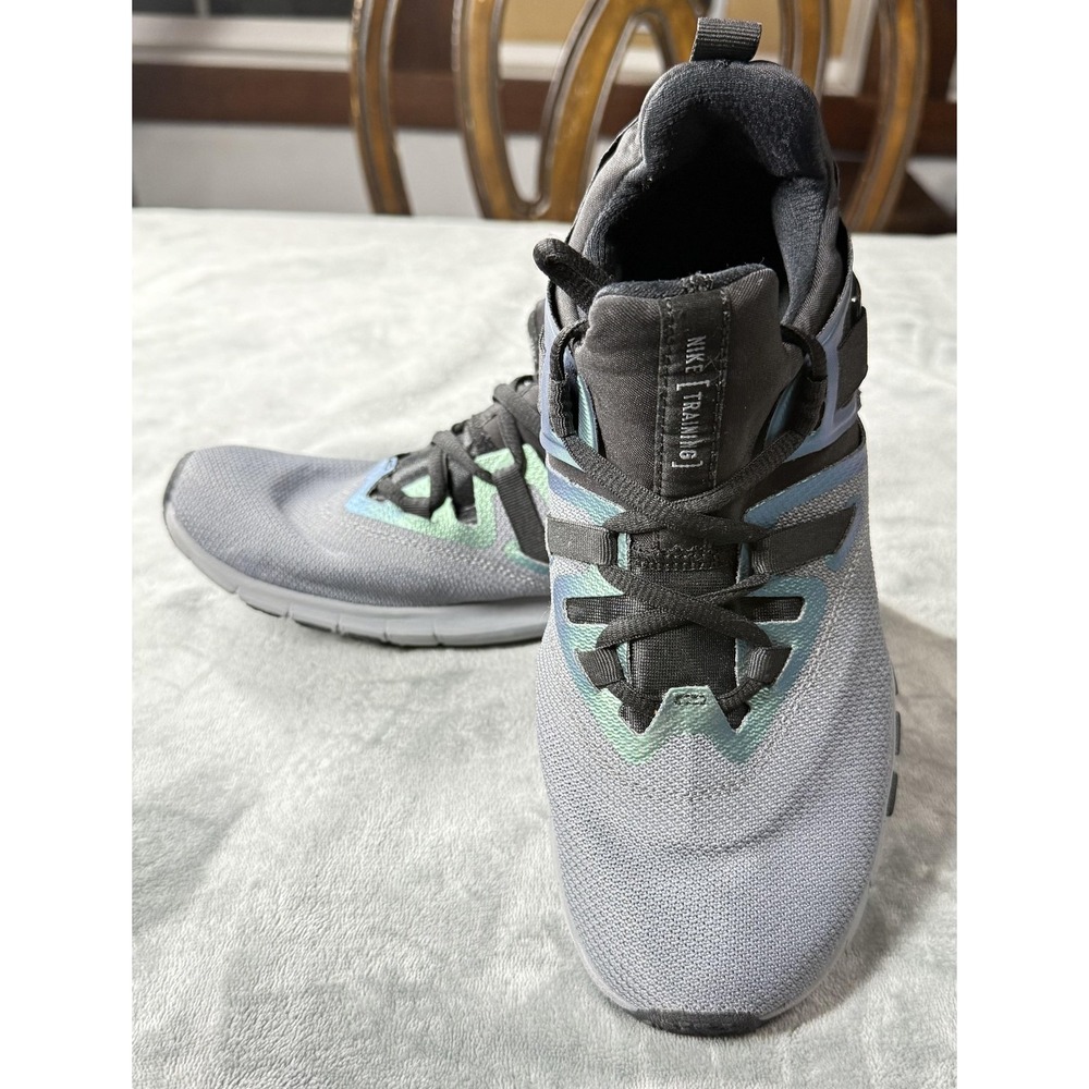 Nike‎ Free Metcon 2 Training Shoes Mens Size 8 Gray Teal Black BQ3063-002 - Picture 13 of 14